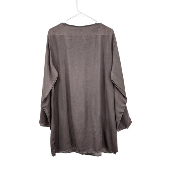 Cachaca Vintage Women's Quarter Sleeves Relaxed Fit Tunic Top - M - Picture 4 of 6